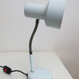 White metal articulated desk lamp