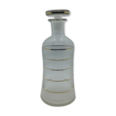 Glass and gold liqueur carafe
