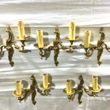 Set of 5 sconces louis XV