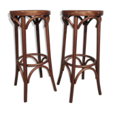 Paire de tabourets bistrot