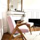 Mottled yellow Bunny chair