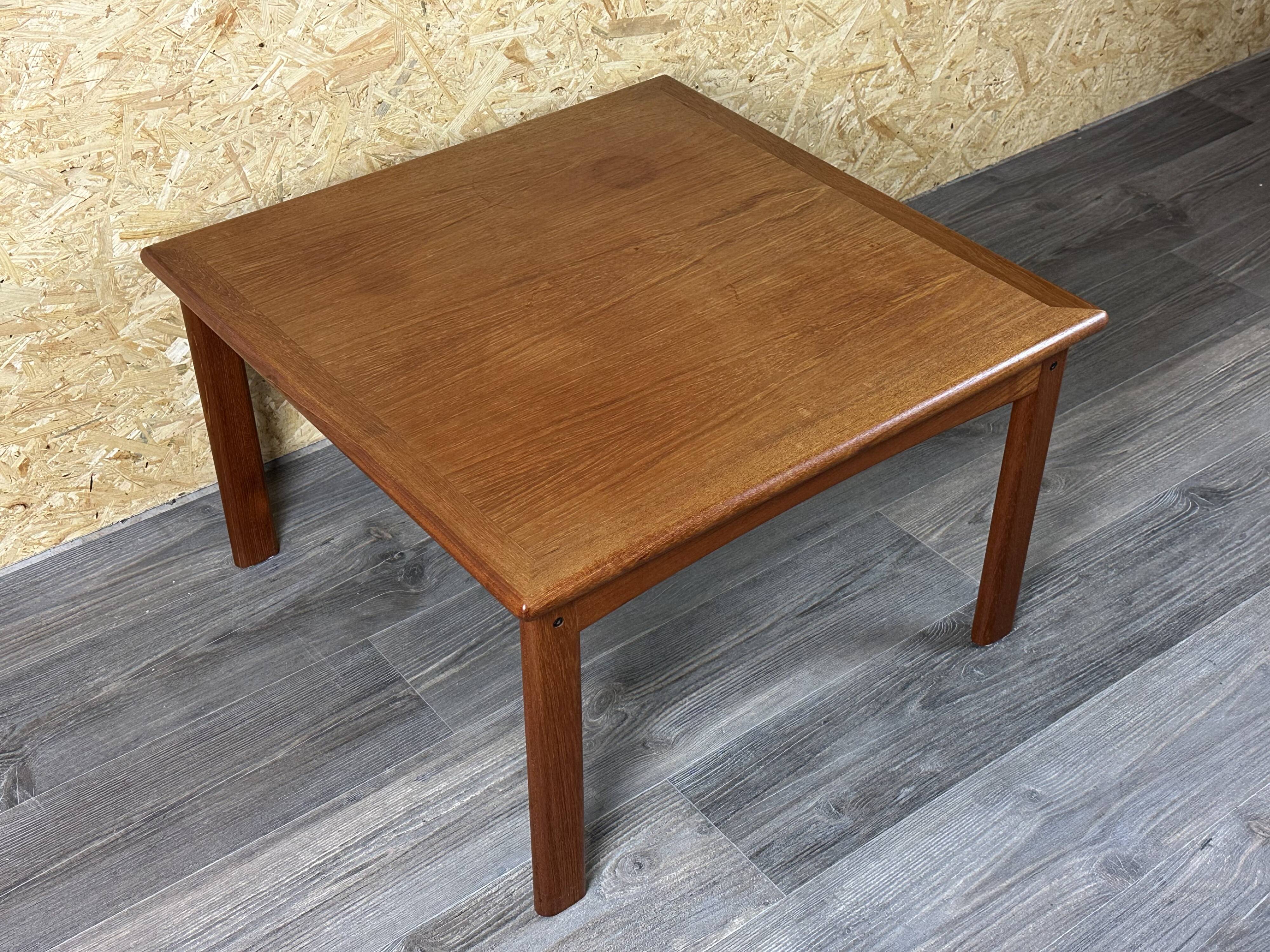 1960s/70s teak coffee table and side table by Glostrup Møbelfabrik Denmark