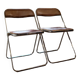 Paire de chaises "Plia" cannées par Giancarlo Piretti