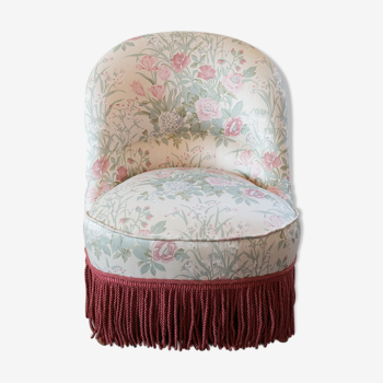 Fauteuil crapaud tissu