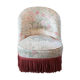Fauteuil crapaud tissu
