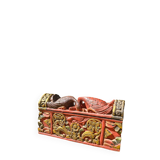 Balinese carved wooden box