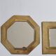 Set of 3 wall mirrors in brass, Moroccan craftsmanship, 20 cm