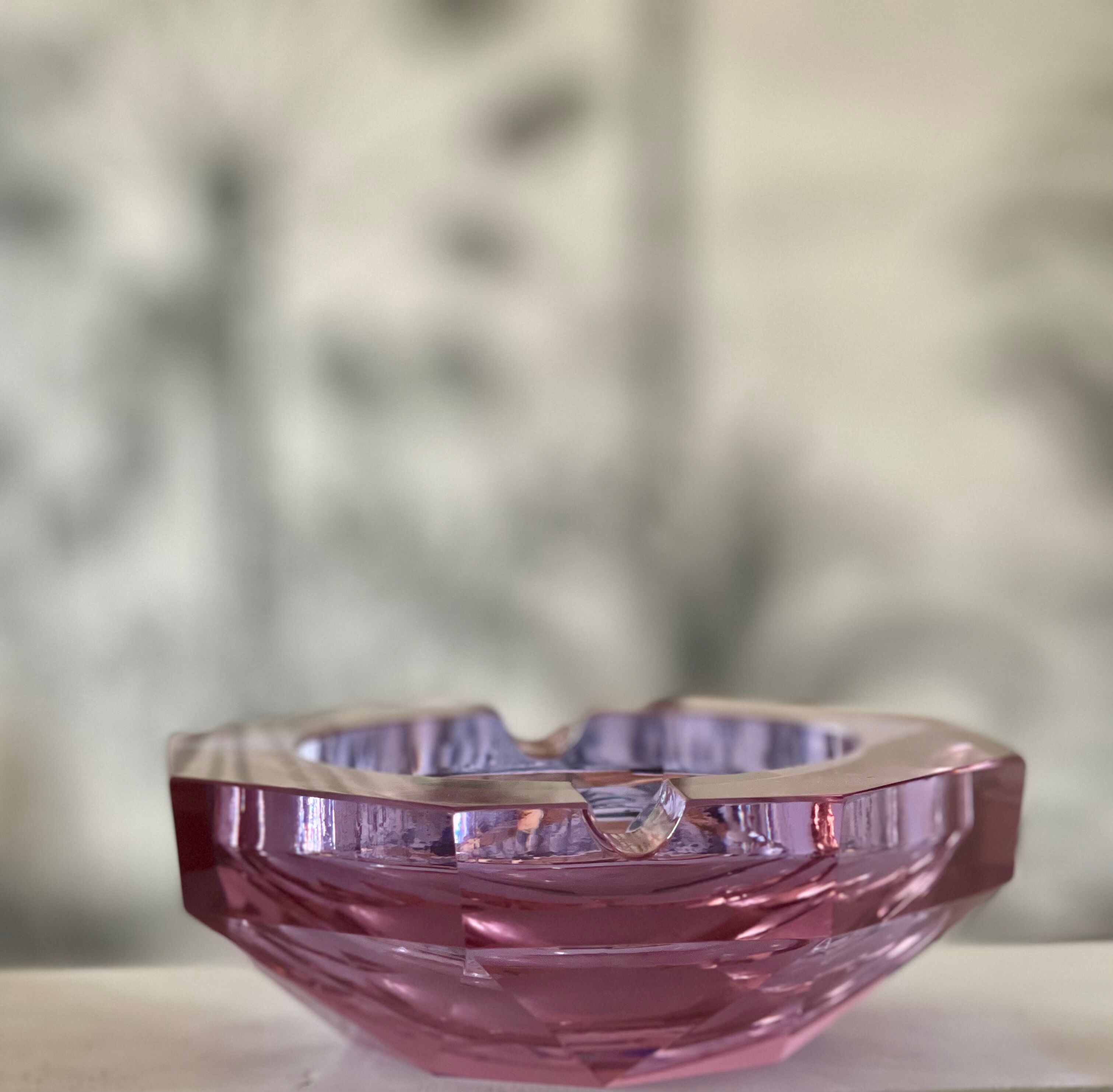 Crystal ashtray 1970