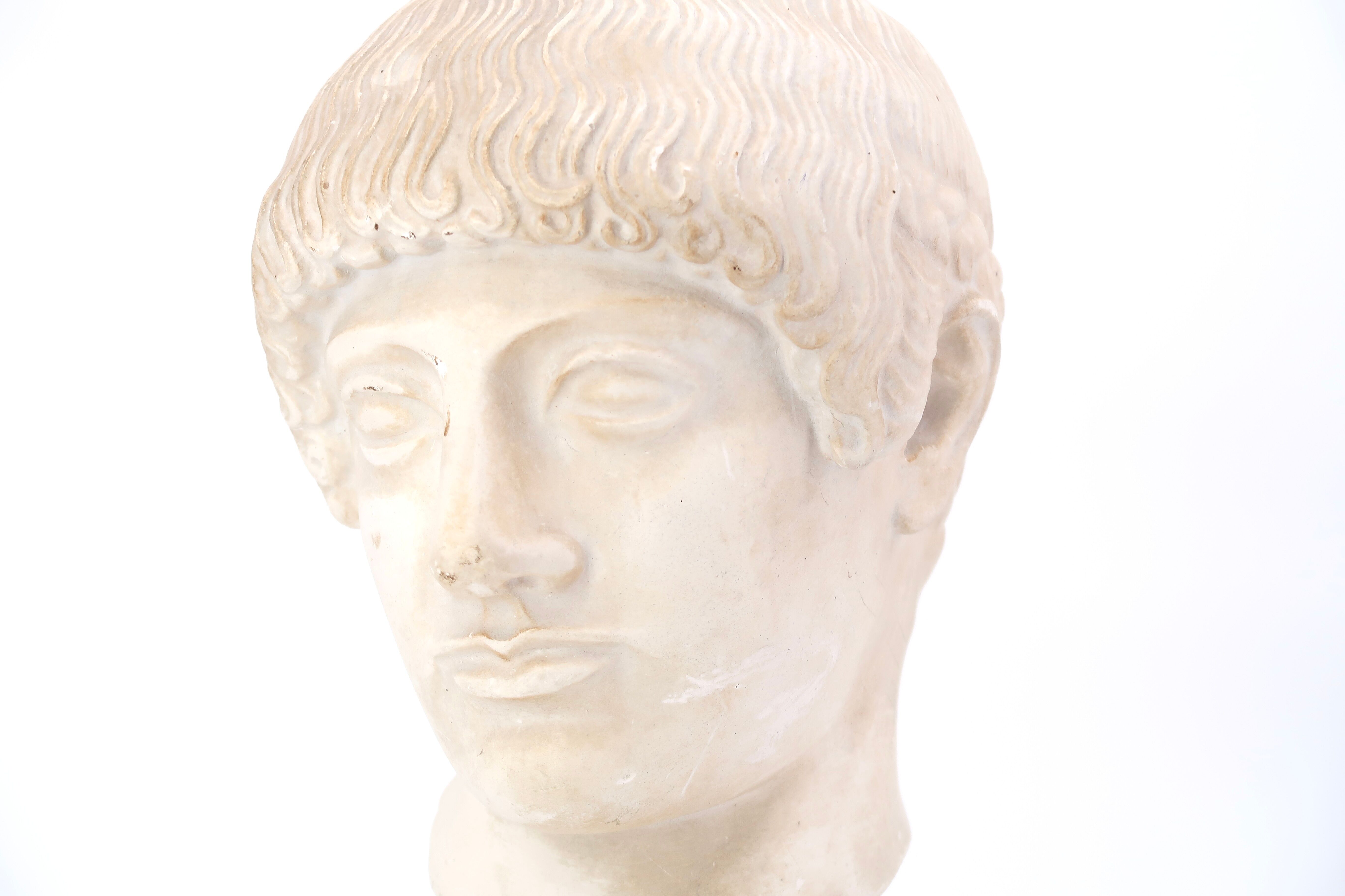 Plaster bust of a man of the blond Ephebe, 1970s