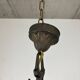 Art Deco bronze pendant lamp