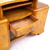 Art Deco chest of drawers, perfect for a TV, Poland, mid-20th century.
