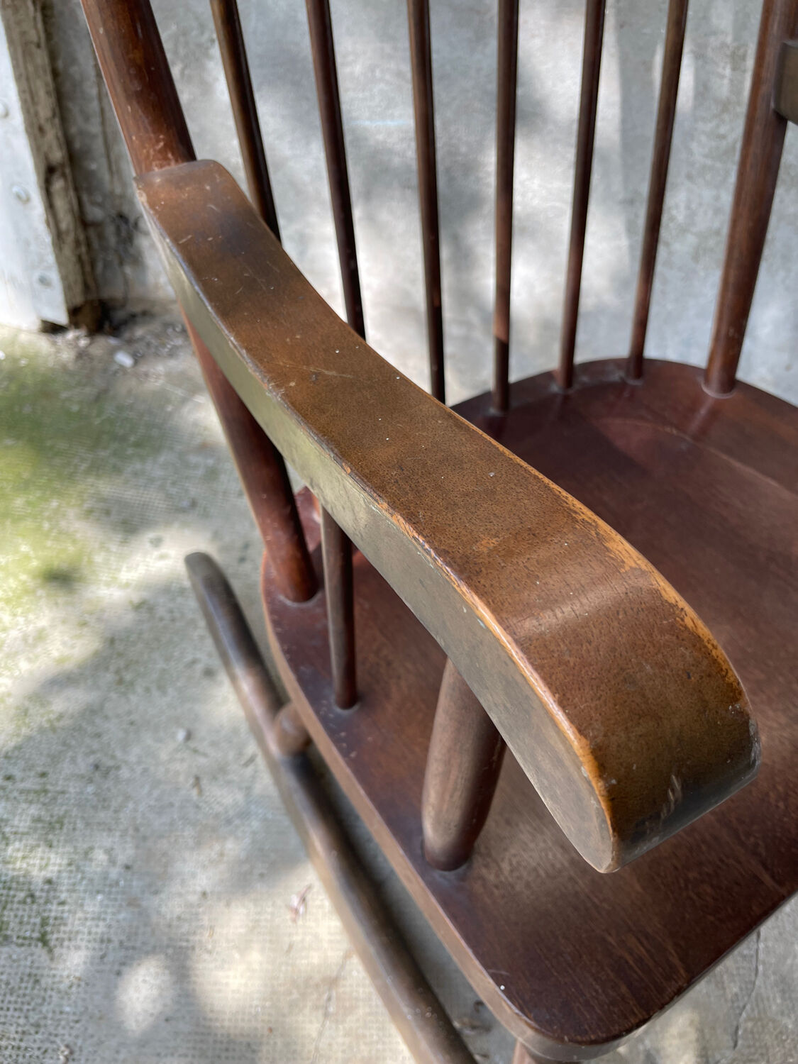 Rustic rocking chair