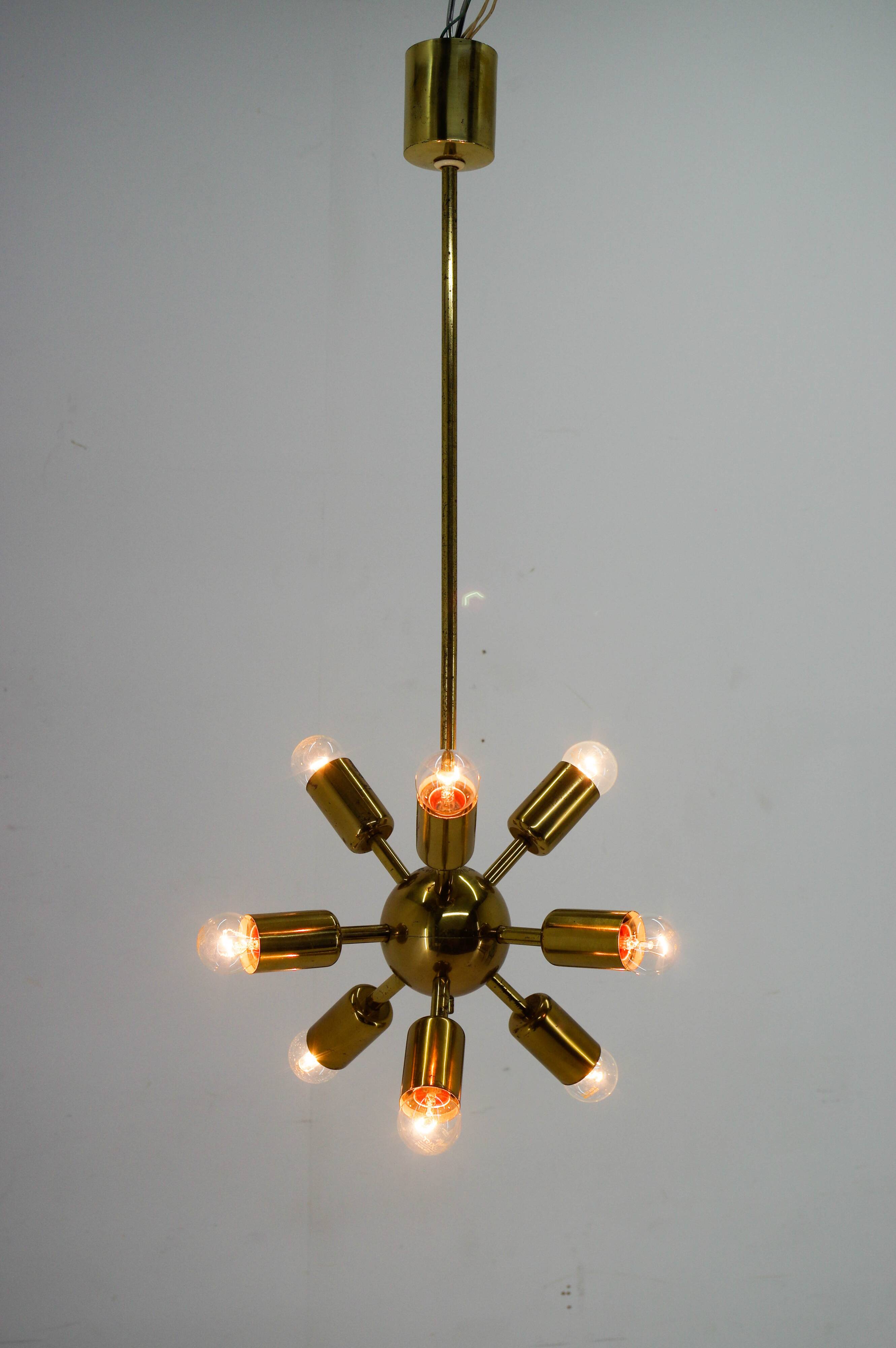 Space Age Chandelier Sputnik by Drukov, 1970s