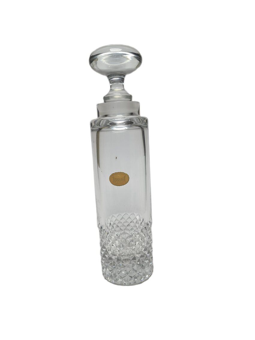 Art Deco crystal carafe from Possell, Germany, 1960s