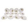 12 assiettes à dessert Digoin & sarreguemines - Modèle Rivoli - motifs fleurs jaunes Diamètre : 18,5