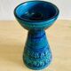 Bougeoir / Vintage Candle Holder Rimini Blue by Bitossi, 1950s