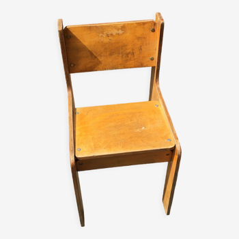 Vintage wooden children's chair