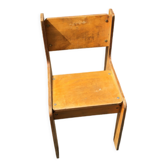 Vintage wooden children's chair