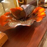 Pocket tray vintage flower shape Vallauris