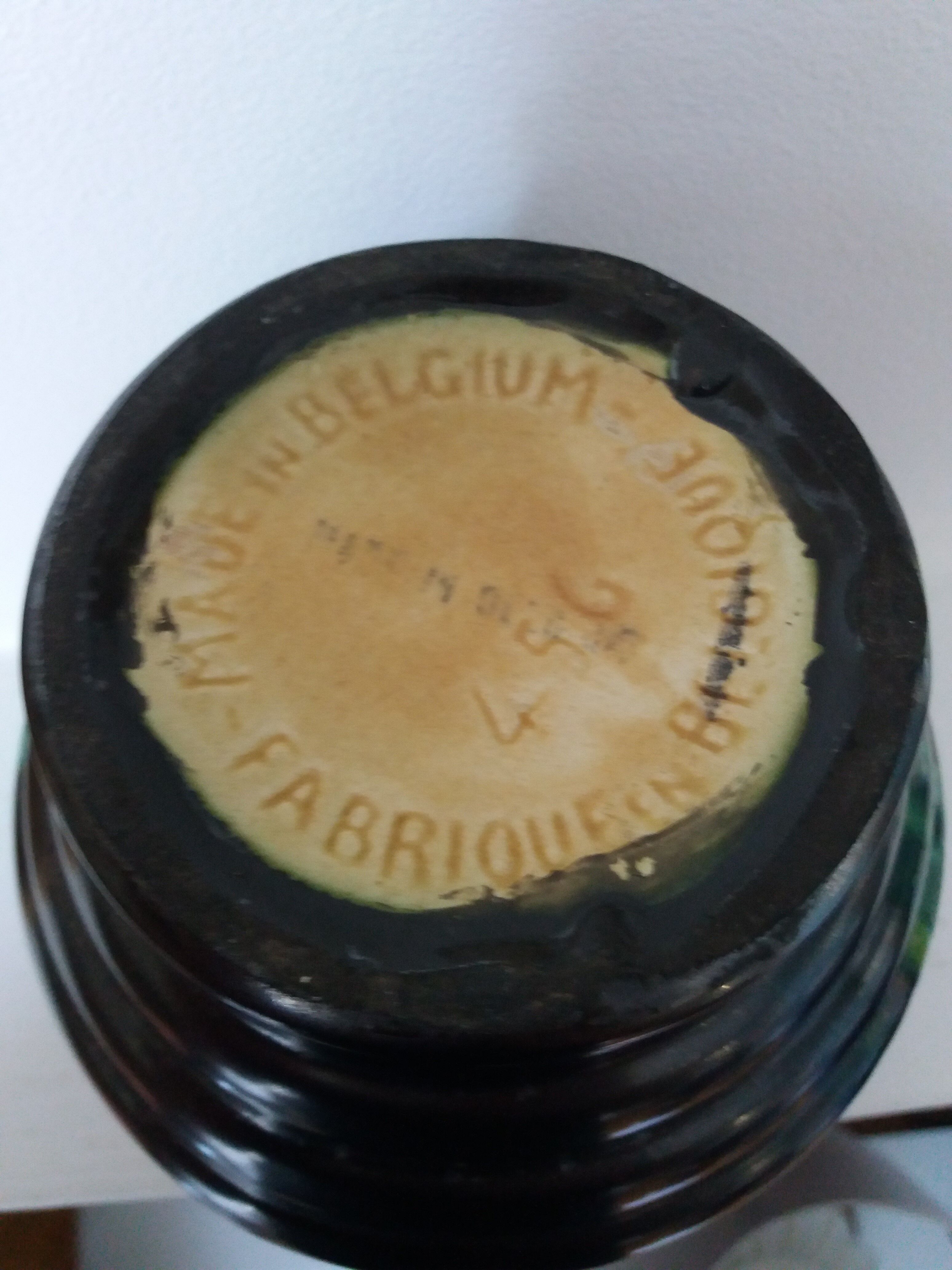 Belgian ceramic vase