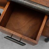 Table d'appoint ou table de chevet industrielle, Belgique vers 1910