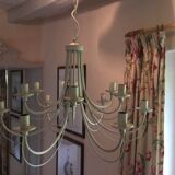 Chandelier iron forge 12 branches