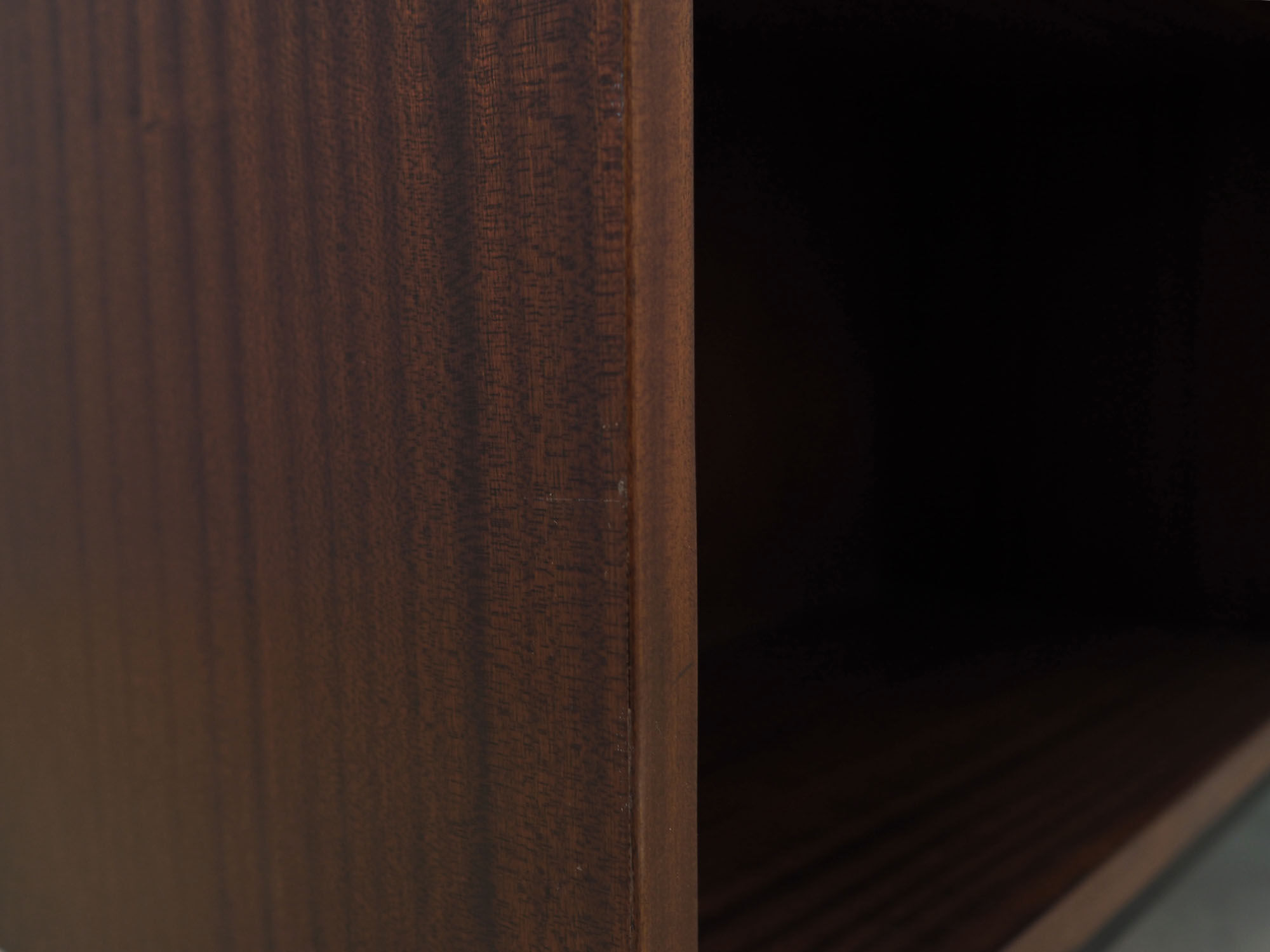 Mahogany bookcase, Danish design, 1970s, production: Omann Jun