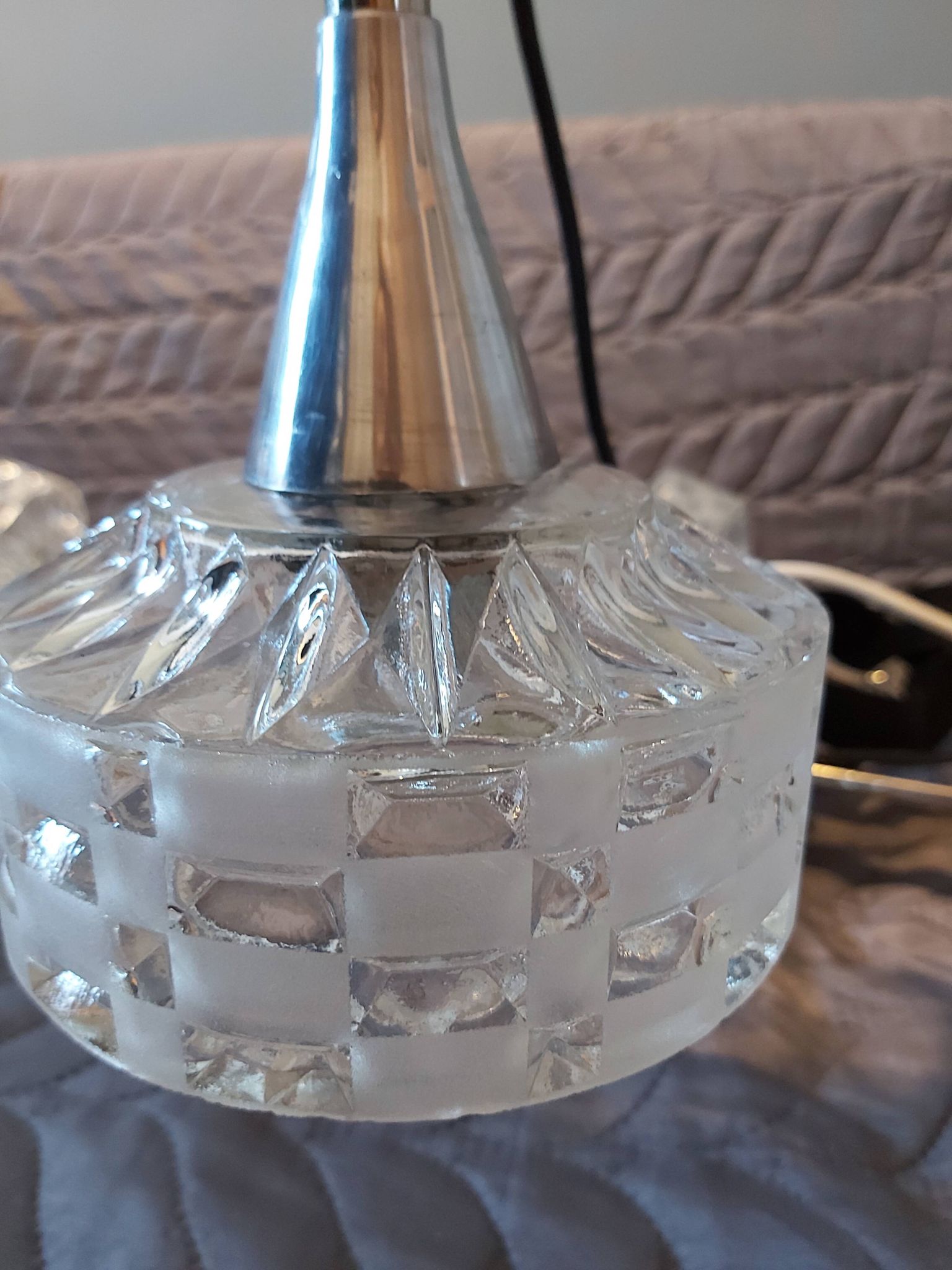 Lustre cascade, années 1970.