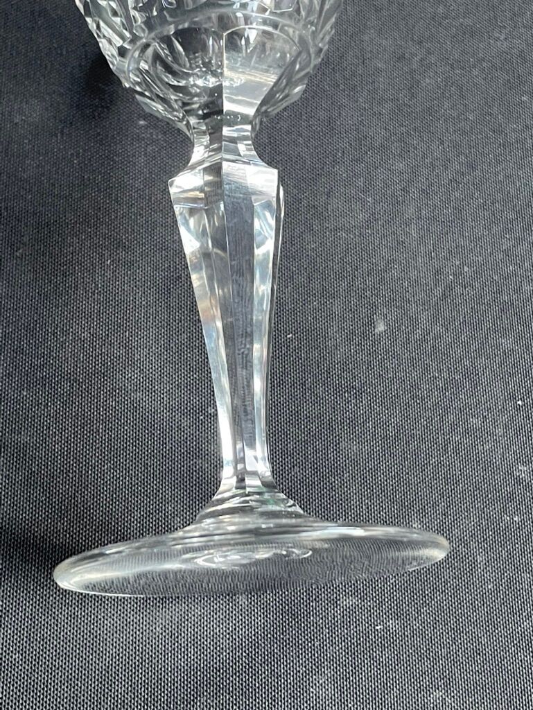 2 Baccarat wine glasses - Service Austerlitz