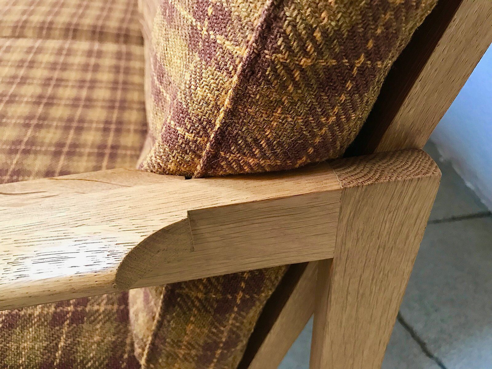 3-seater highback Capella sofa in oak by Illum Wikkelsø, Denmark 1960s