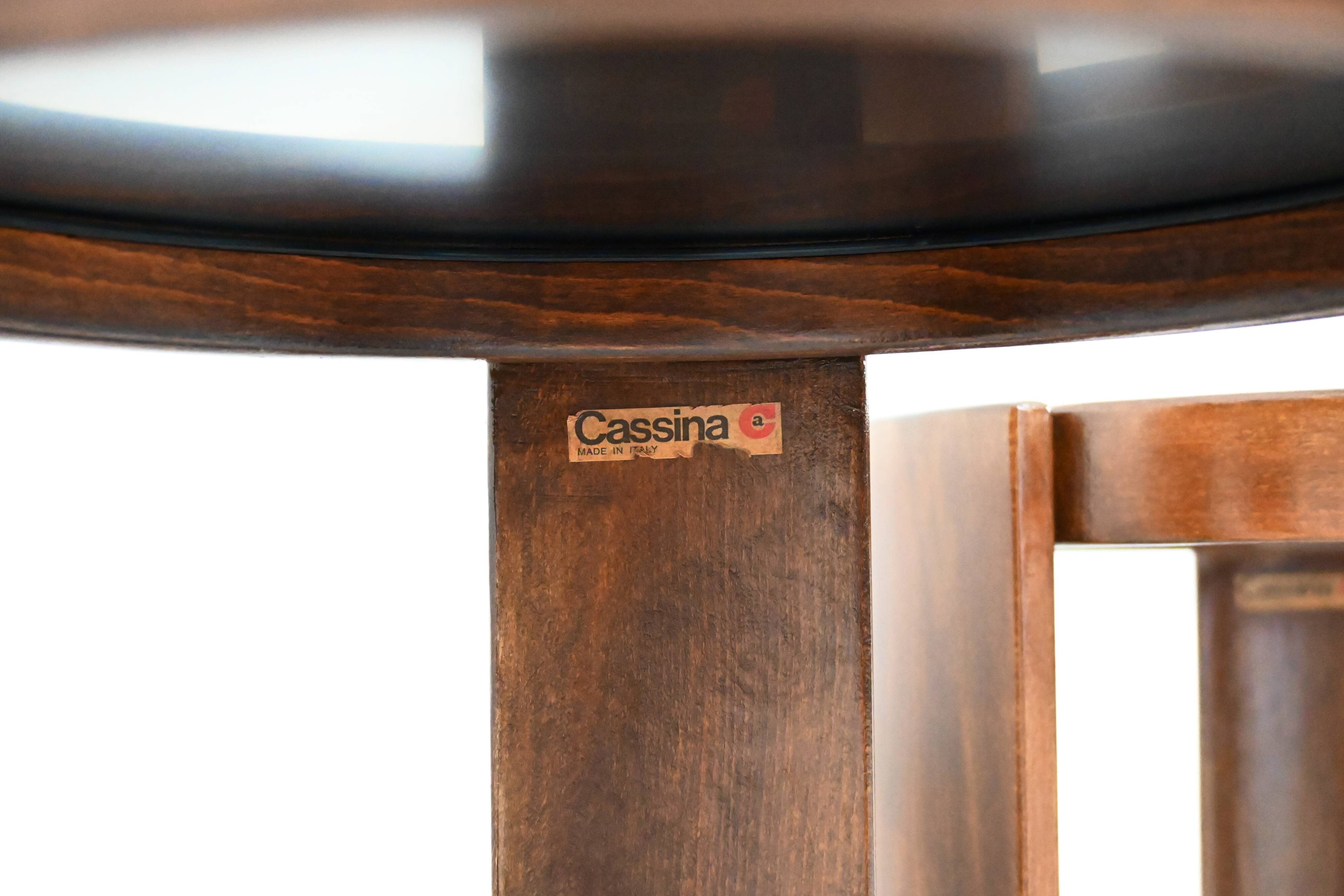 Nest tables model 780, created by Gianfranco Frattini for Cassina, year
