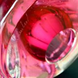 Val Saint Lambert violet lamp