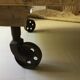 Coffee table on wheels