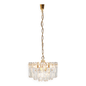 Lustre en laiton doré