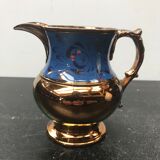 Former jersey pitcher golden ceramics - vintage blue