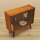 Mahogany display cabinet with glass front, Denmark, 1970s