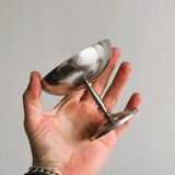 8 grandes coupelles sur pied en inox Letang Remy