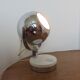 Eye ball lamp in chromed metal from the 70