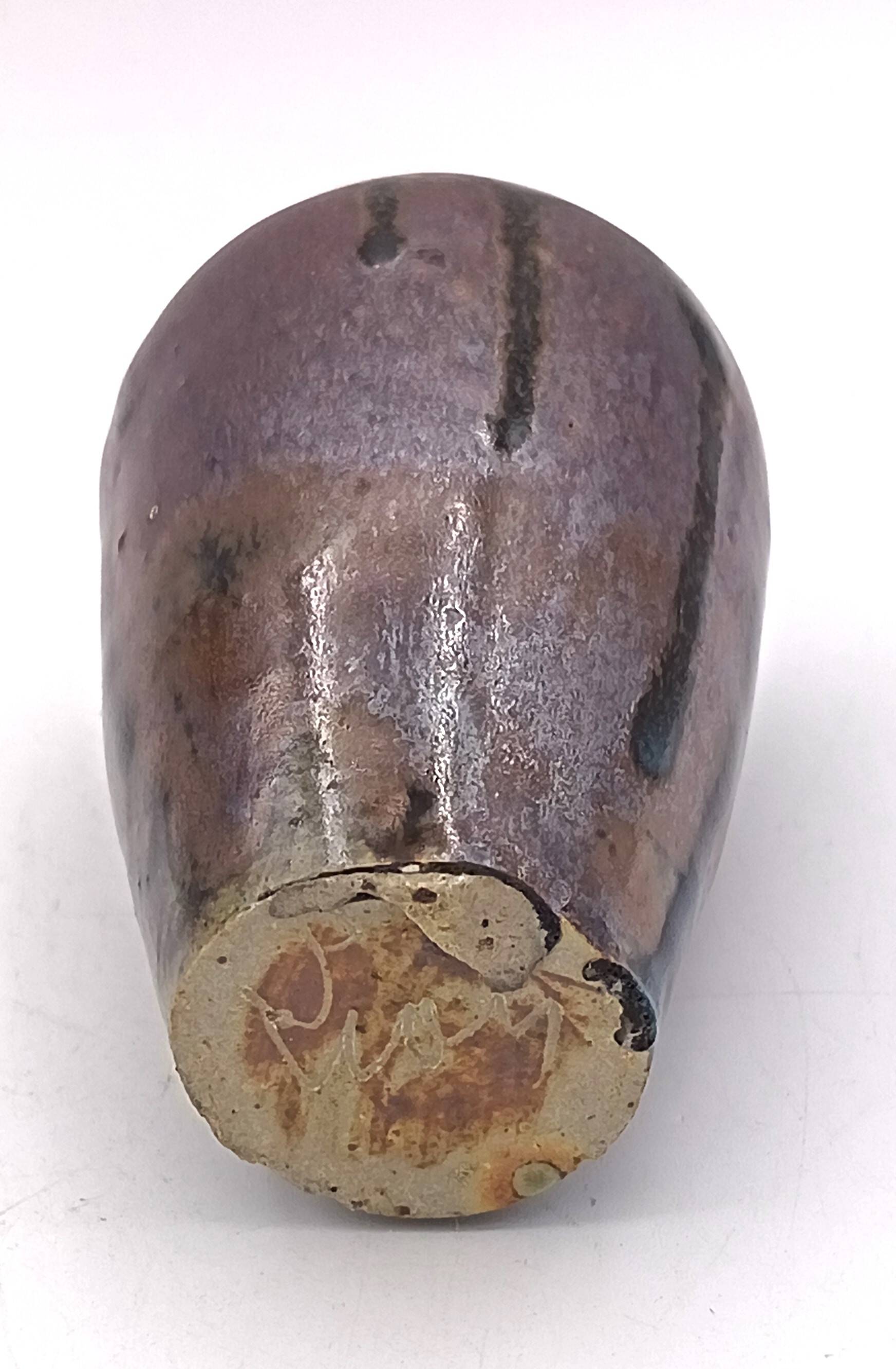 Vase céramique 1920 signé Eugène Lion