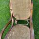 Rocking-chair en bois courbé et cannage