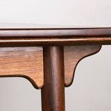 Table de repas extensible danoise en Palissandre, modèle 54 par Gunni Omann