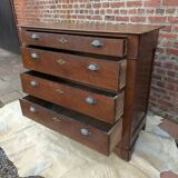 Oak chest of drawers