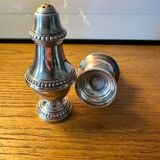 Silver salt and pepper shakers