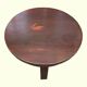 Table basse, guéridon Art Déco en acajou