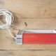 Vintage roller wall light