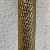 Vintage brass floor lamp in scale and opaline 1950