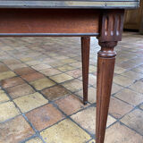 Table basse en bois et marbre