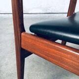 Mid-Century Scandinavian Modern Teak Dining Chairs, Set of 4