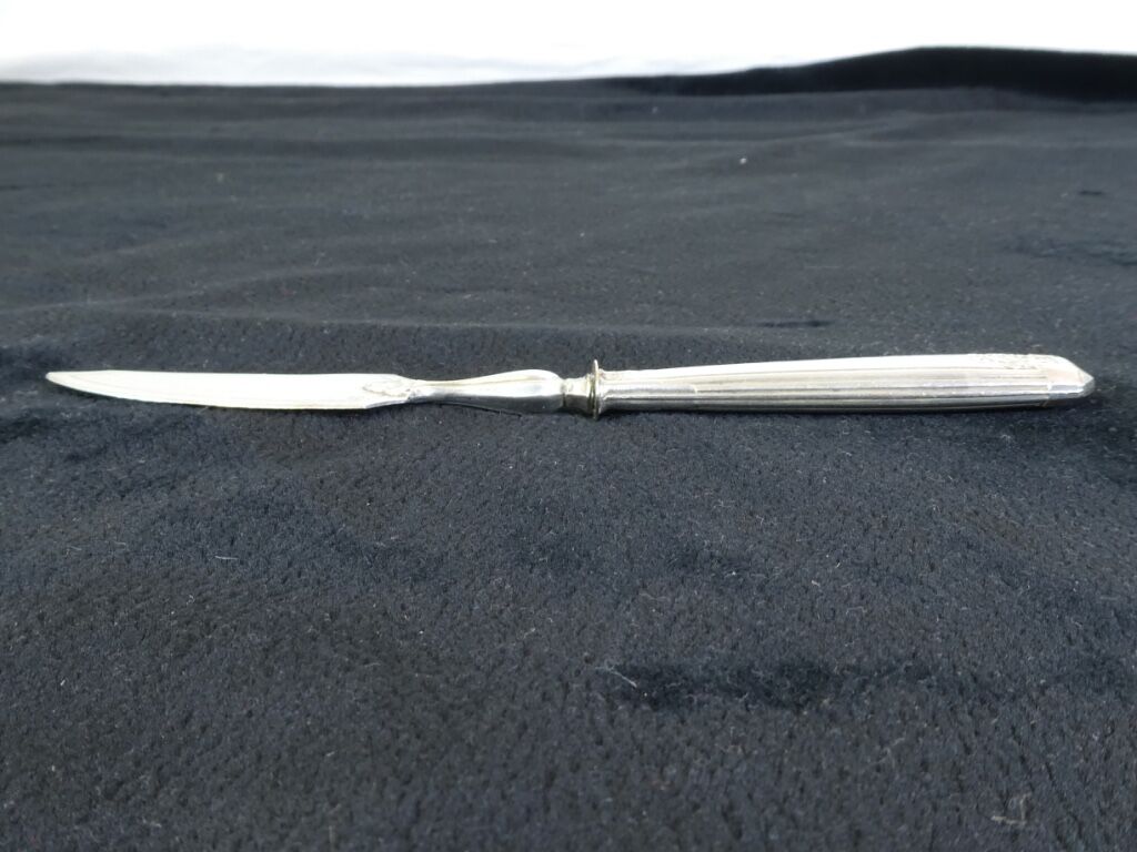 Service cover has mignardises art deco solid silver stuffed minerve