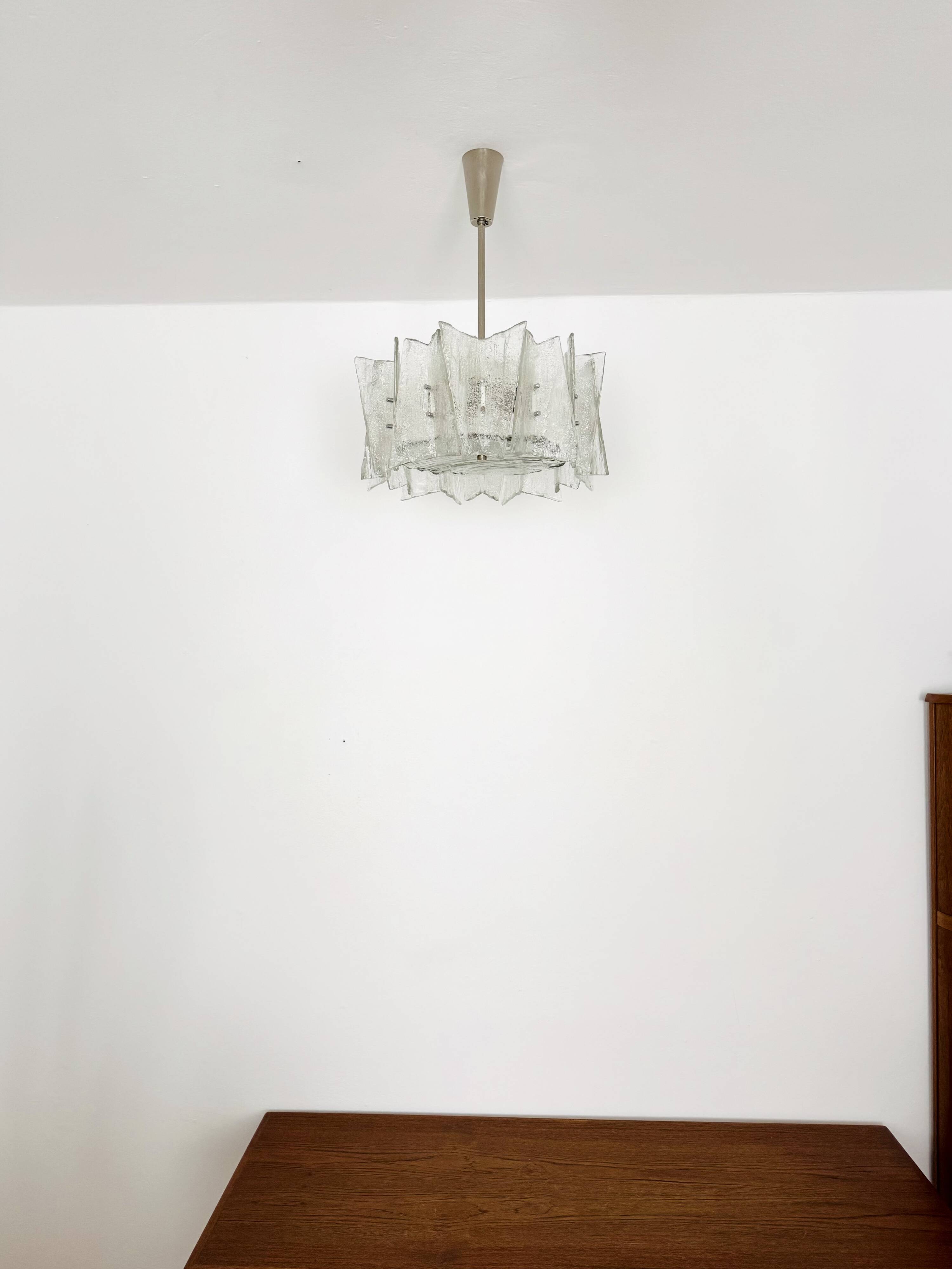 Austrian Ice Glass Chandelier